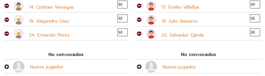 Gestionar alienaciones y escuadrones de equipos