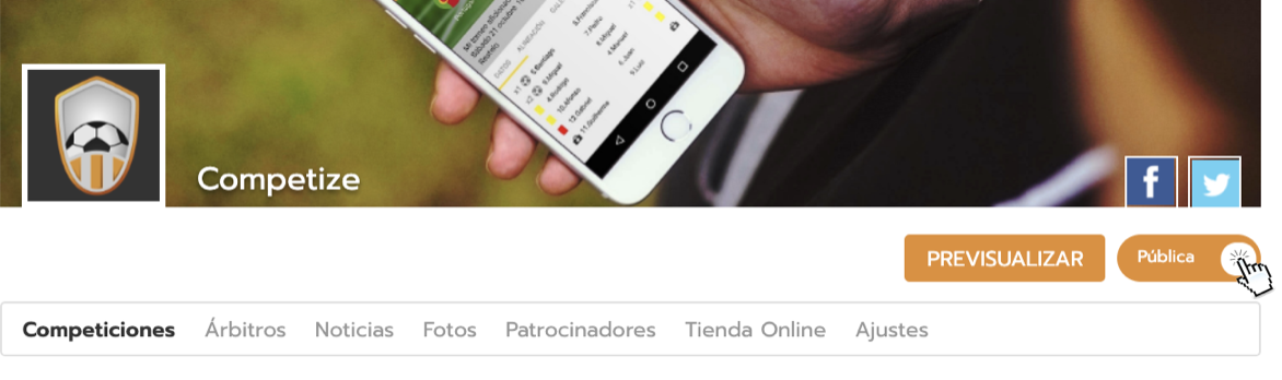 Torneo o liga pública