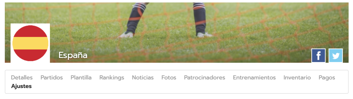 Ajustes para vincular estadísticas de competiciones