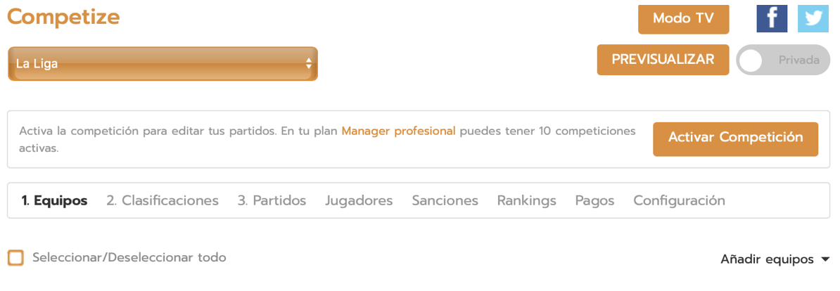 Añadir entrenador del equipo desde Excel