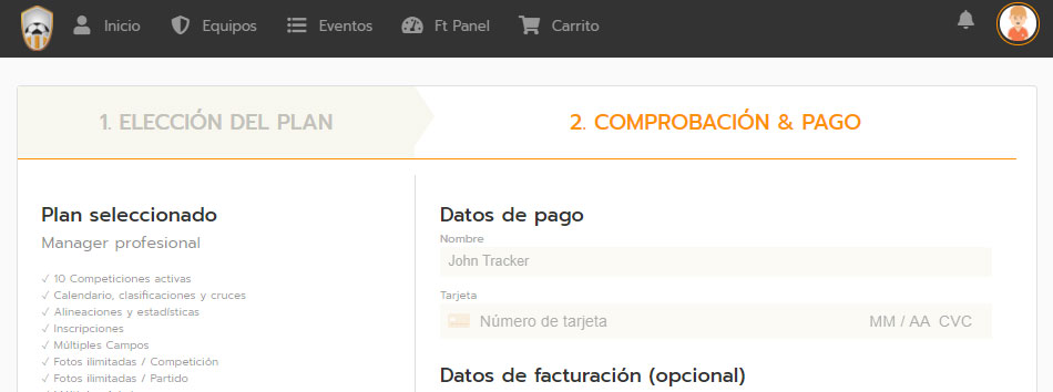 Contratar el gestor de torneos y ligas de Competize